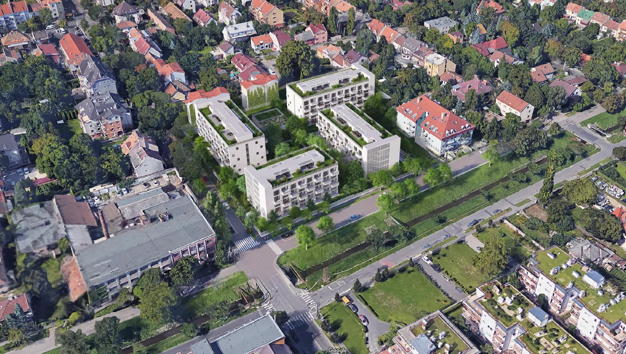 Velion Lakópark környezeti beillesztés — új lakónegyed a Rákos-patak mentén